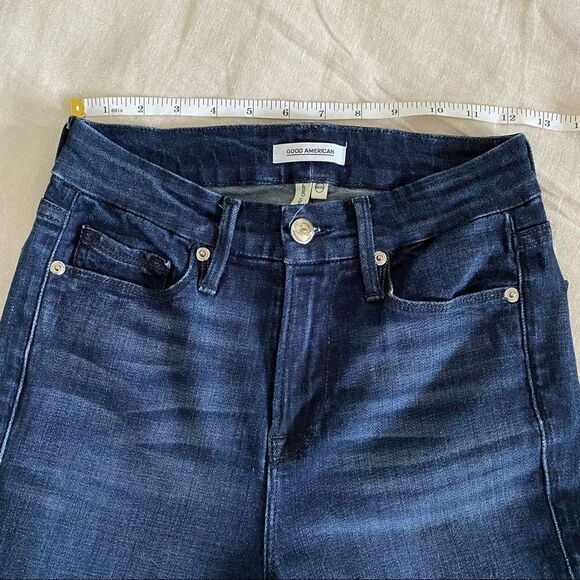 NWOT Good American Ultimate Waist Shaper Good Waist Crop High Rise Skinny Jeans - Picture 7 of 13